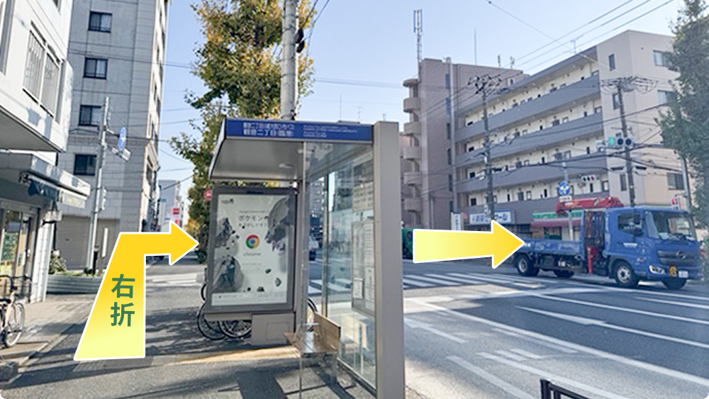 観音二丁目からの経路01