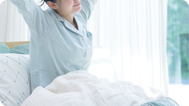 検査当日（自宅）